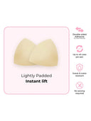 Swansway Invisible Lift Bra Inserts – Invisible Sticky Pads for Low-Cut Outfits