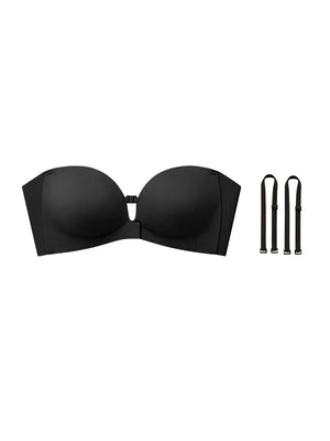 Women's Strapless Front Closure Push-Up Bra