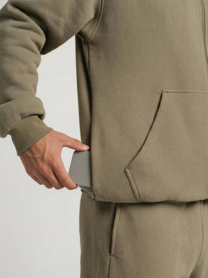 Essential Oversized Zip Hoodie
