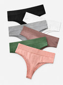 All-Day Comfort Seamless Thong(6 Pack)