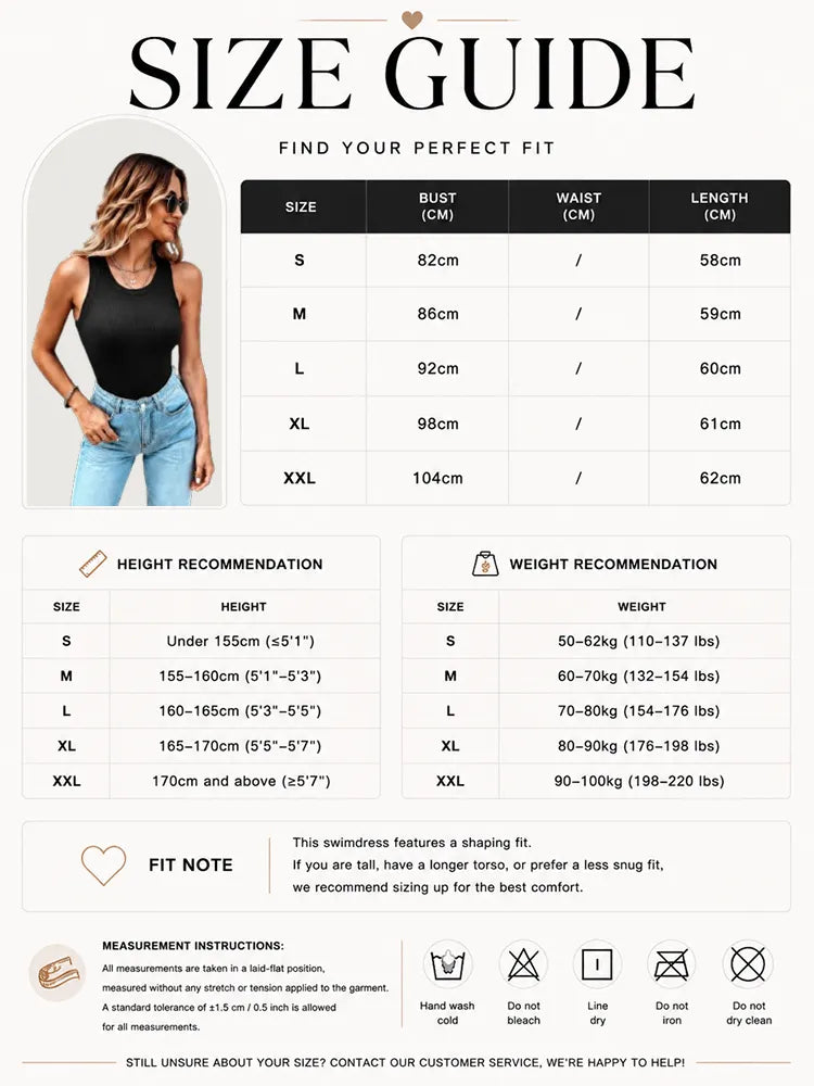 2-in-1 Ribbed Racerback Tank Top with Built-In Bra Support