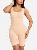 Back Pull Down Easy Bathroom Shaping Bodysuit | Tummy & Butt Contour Shapewear