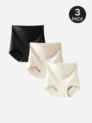 5-Pack Women's Seamless High Waist X-Shape Tummy Control Panties