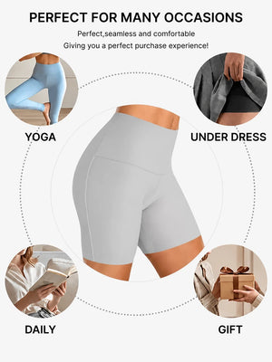 4-Pack Seamless High-Waist Smoothing Shorts