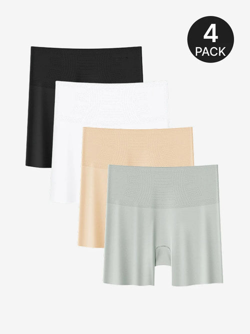 4-Pack Seamless High-Waist Smoothing Shorts