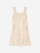 Romantic Lace Trim Babydoll Mini Dress