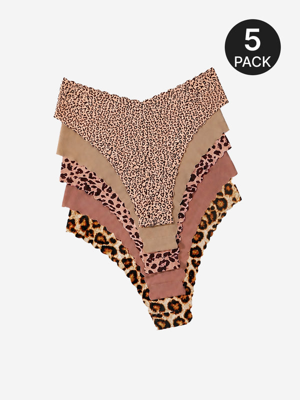 Multi-Pack Women's Wave Edge Seamless Panties