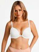 Deep V Seamless Push-Up T-Shirt Bra