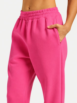 Minimalist Straight Leg Casual Comfy Stretchy Athleisure Sweatpants