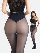 Women’s Magic Fleece-Lined Leggings with Compression Band & One-Seam Design