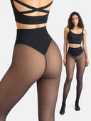 Women’s Magic Fleece-Lined Leggings with Compression Band & One-Seam Design