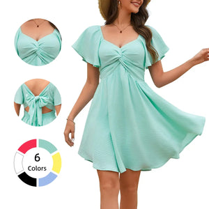 Summer Romance Sweetheart Mini Dress
