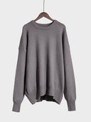 Long Sleeve Crew Neck Knit Oversized Sweater