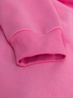 Women Cotton Oversized Sweatshirts Autumn Thick Warm Fleece Loose Solid Pullover Hoodies