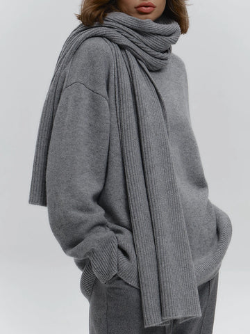 Women's Turtleneck Sweaters Loose Fit Fall Winter Pullover Jumper Tops