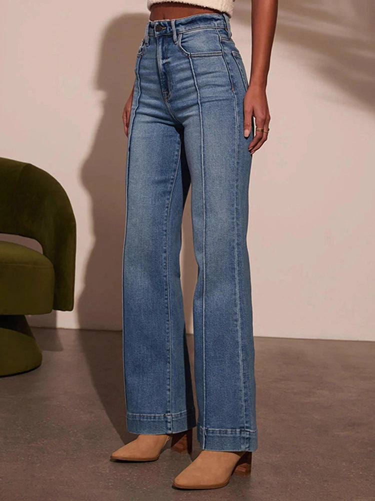 Women's High Wide Leg Jeans