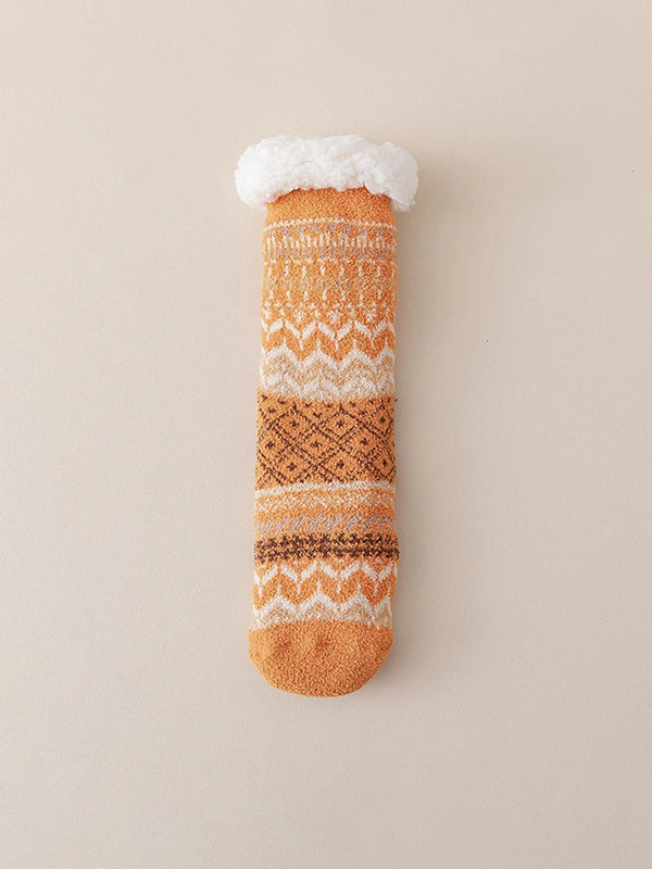 Women Socks Warm Winter Birthday Christmas Gifts for Women Soft Casual Hiking Socks Boho Style (Vintage Style)