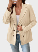 Women's Casual Corduroy Blazer Jacket