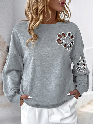 Womens Flower Sweatshirt