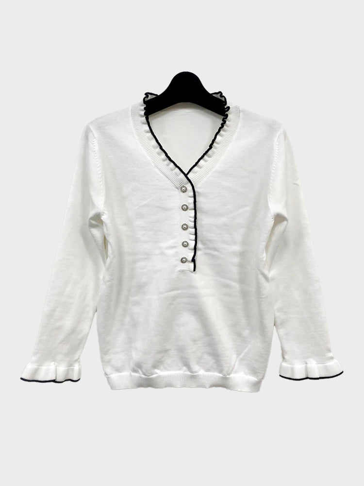 Autumn Lace Long Sleeve Top