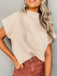 Women’s Ribbed Knit Sweater Vest