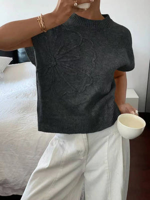 Women's Knitted Vest Top Sleeveless Pullover Sweater Vest