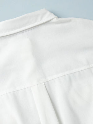 Women's Linen-Blend Long Sleeve Jumpsuit