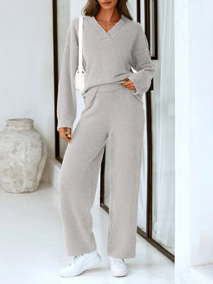 Women’s 2-Piece Sweater Lounge Pajama Set