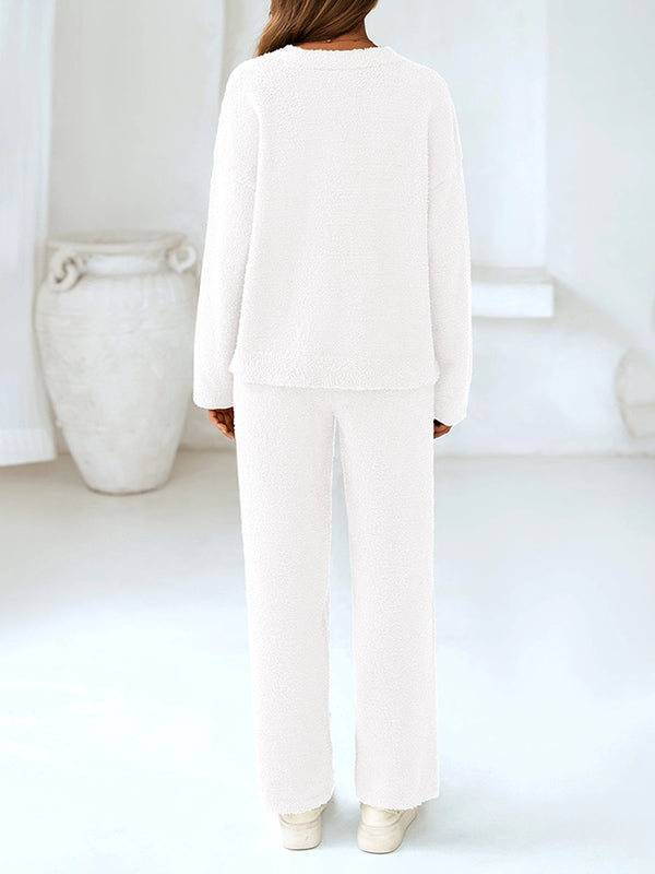 Women’s 2-Piece Sweater Lounge Pajama Set
