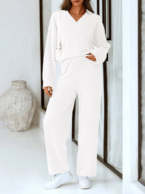Women’s 2-Piece Sweater Lounge Pajama Set