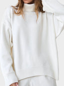 Women's  Turtleneck Oversized  Sweaters