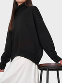 Women's  Turtleneck Oversized  Sweaters