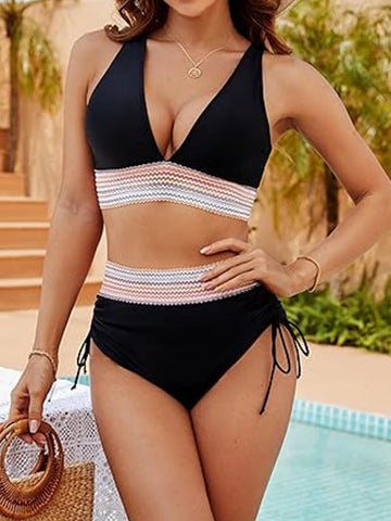 Women High Waisted Bikini Sets