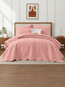 Lightweight Quilted Coverlet Bedspread Set