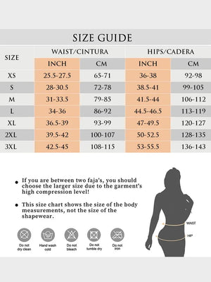 Women’s Colombianas Shapewear – Tummy Control, Butt Lifter, Zipper Crotch, Detachable Straps