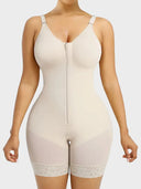Women’s Colombianas Shapewear – Tummy Control, Butt Lifter, Zipper Crotch, Detachable Straps