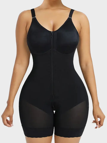 Women’s  Colombianas shapewear Tummy Control Butt Lifter Shaper with Zipper Crotch detachable shoulder strap