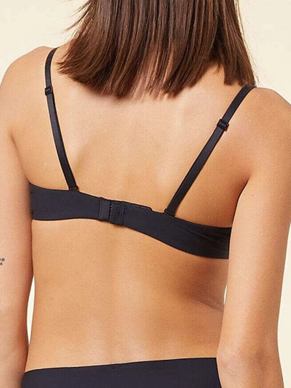 Fits Everybody Push Up Bra for Women-Buttery Soft Scoop Neckline-Padded Underwire Sexy Demi Balconette T Shirt Bras