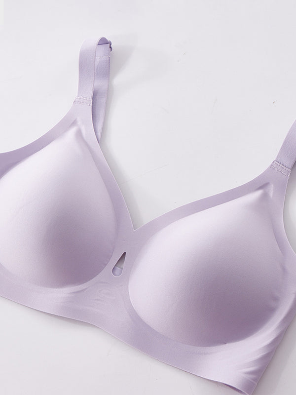 Jelly Wireless  Seamless Smoothing T-Shirt Push-Up Bra