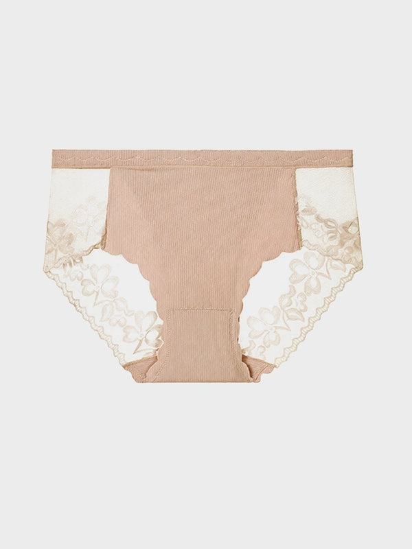 5-Packs Lace Back Hipster Panty