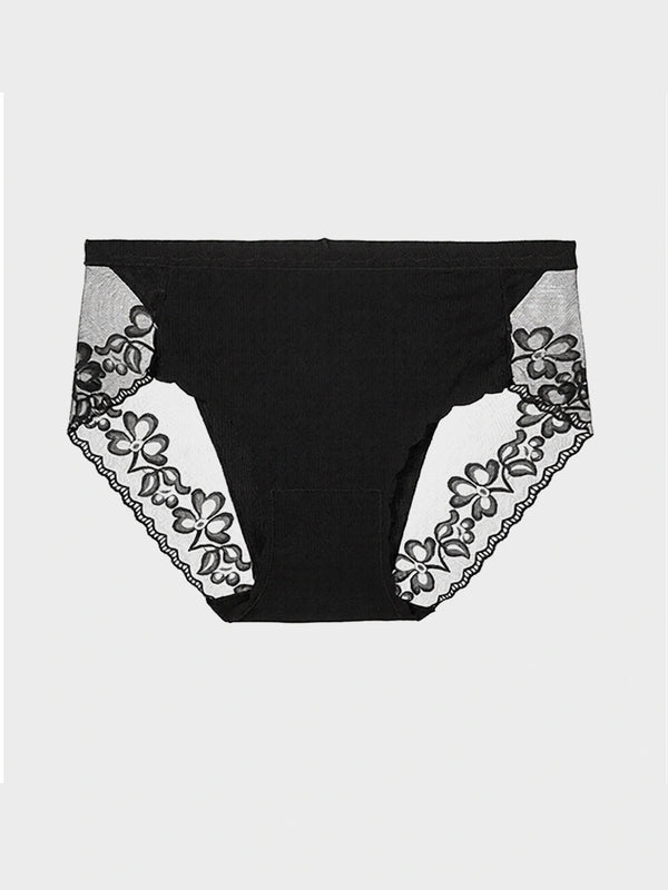 5-Packs Lace Back Hipster Panty