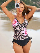 Women's Floral Print Tankini Swimsuits