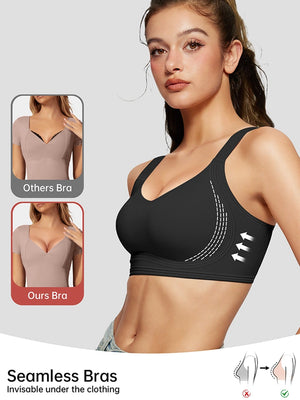 Full Coverage Push Up No Underwire Bras