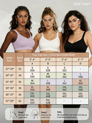 Full Coverage Push Up No Underwire Bras