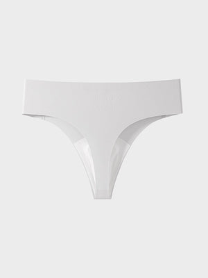 Women’s Seamless Ice Silk Thong Panties 5-Pack