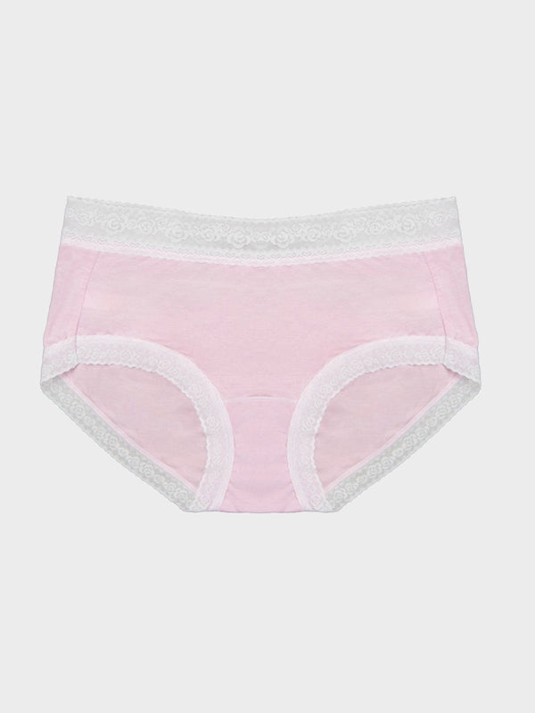 Women’s Cotton Lace Trim Panties 3-Pack
