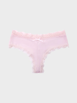 5-Pack Women’s Lace Thongs – Mid Waist Sexy Panties