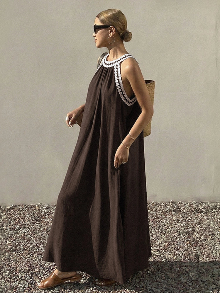 Halter Summer Dresses for Women 2026 Sleeveless Boho Sundresses