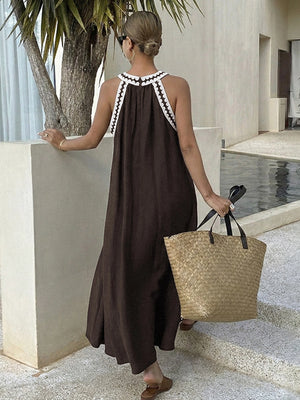 Halter Summer Dresses for Women 2026 Sleeveless Boho Sundresses
