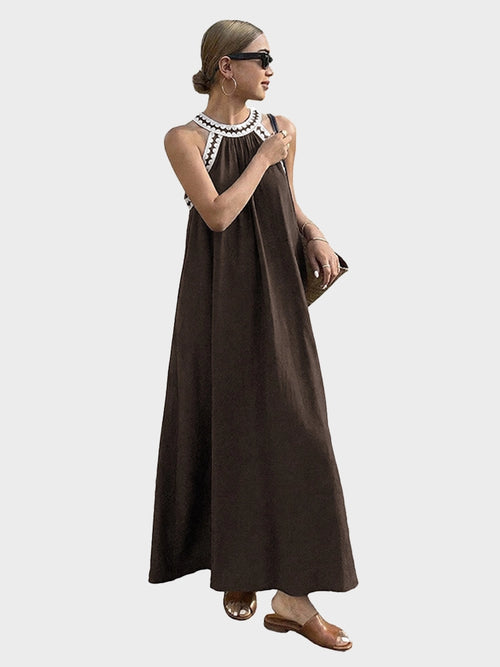 Halter Summer Dresses for Women 2026 Sleeveless Boho Sundresses